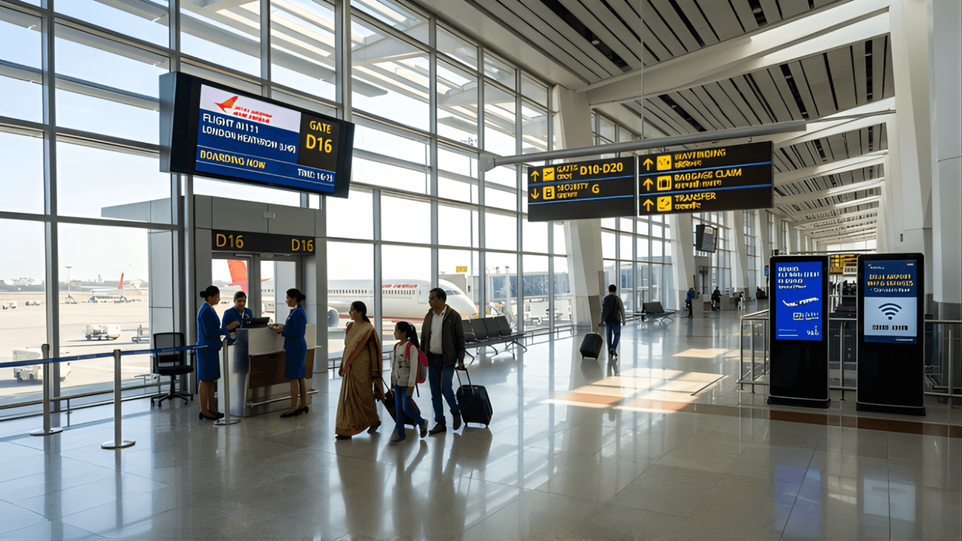 Transportation Hub Displays